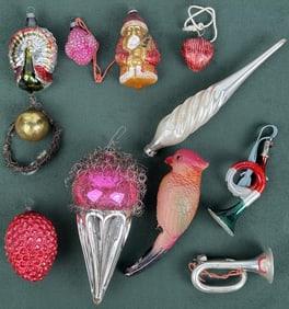 Antique German Christmas Tree Bulbs