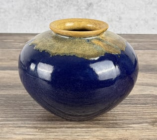 German Lava Glaze Pottery Vase