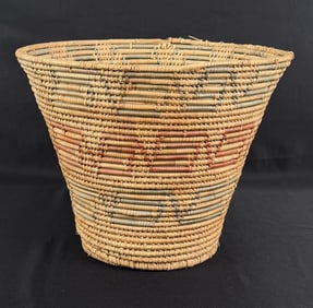 Toluca Mexican Coiled Grass Basket