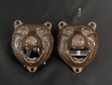 Grizzly Bear Wall Mount Cast Iron Bottle Openers