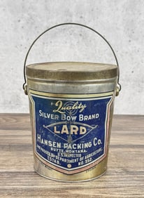 Silver Bow Lard Tin Can Butte Montana
