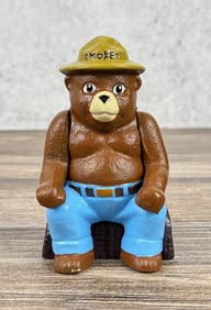 USFS Forest Service Smokey Bear Cast Iron Bank