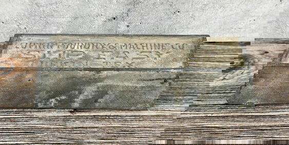 Lufkin Texas Foundry Lead Slip Easy Ingot