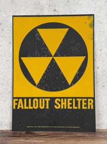 US Department of Defense Fallout Shelter Sign