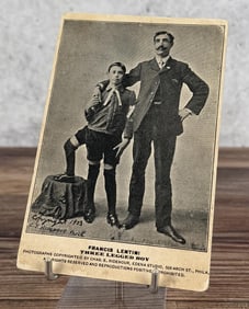 Three Legged Boy Circus Freak Cabinet Card Photo