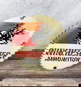 Winchester Ammunition Metal Sign