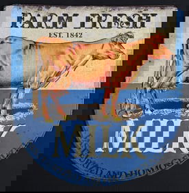 Farm Fresh Milk Sign