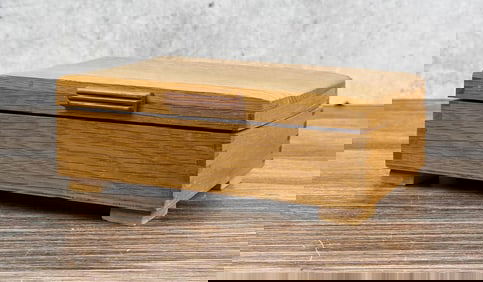 Mirrored Wooden Jewelry Box