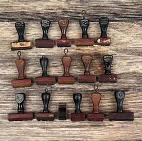 Collection of North Carolina and DC Hand Stamps