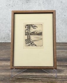 Richardson Rome Deep Blue Etching