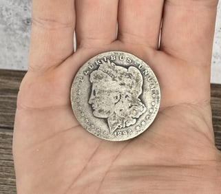 1892 O Morgan Silver Dollar