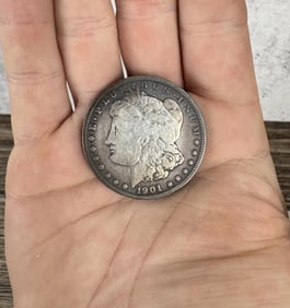 1901 O Morgan Silver Dollar