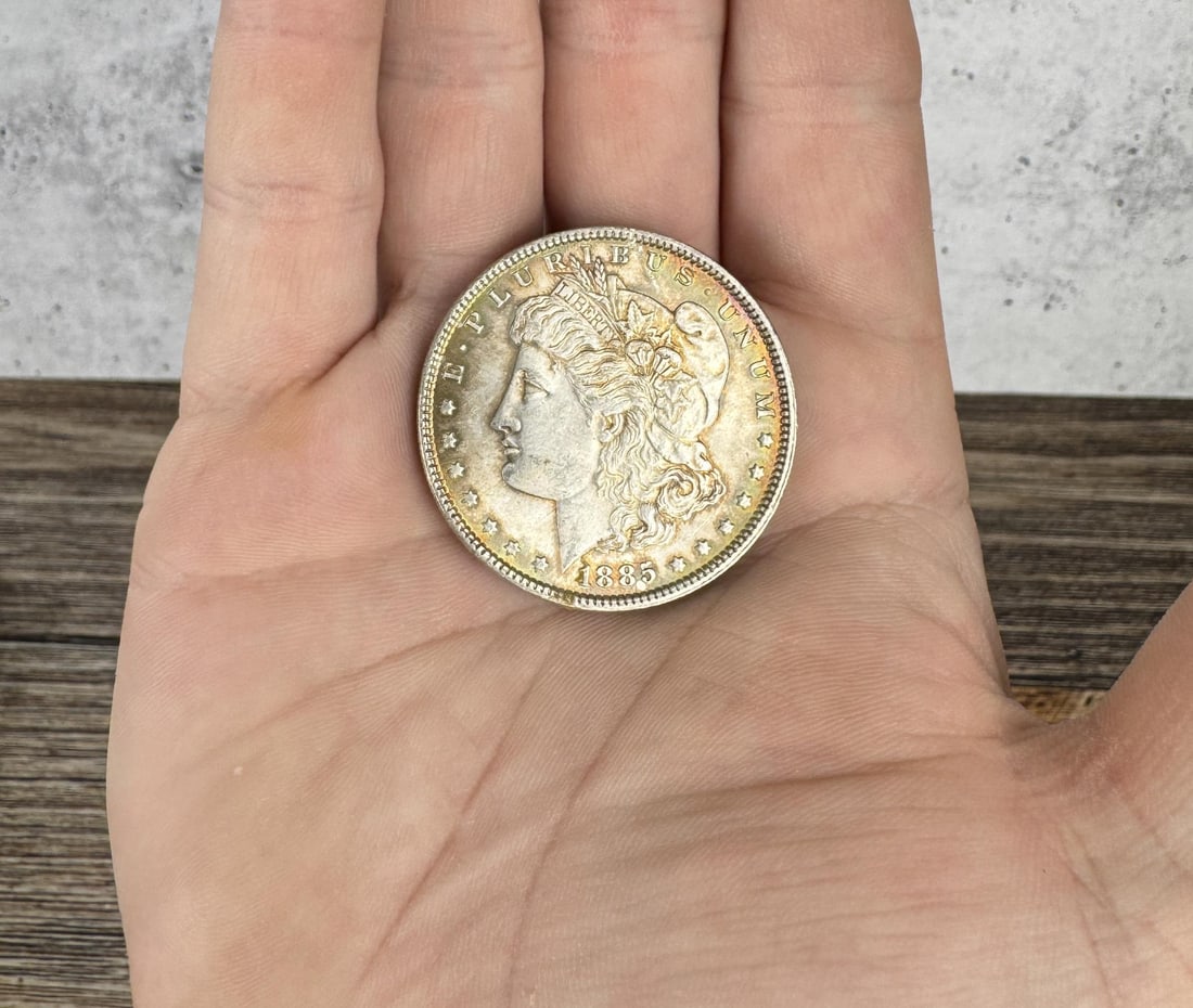 1885 P Morgan Silver Dollar (1 of 3)