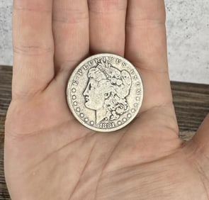1881 S Morgan Silver Dollar