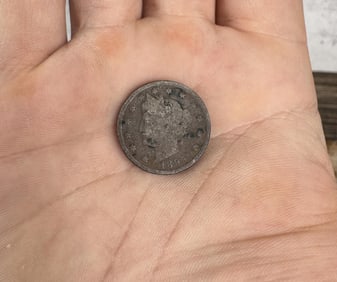 1895 5 Cents V Nickel