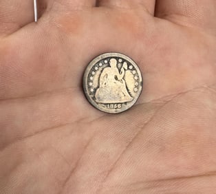 1856 Seated Liberty Silver Dime