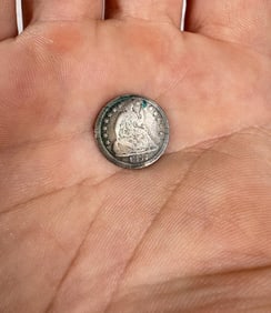 1857 Seated Liberty Silver Half Dime