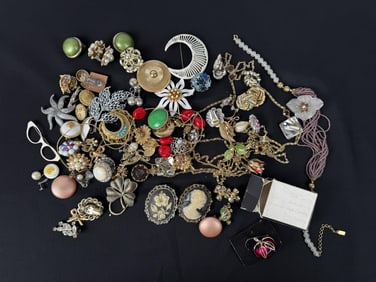 Group of Signed Costume Jewelry