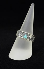 Carolyn Pollack Relios Sterling Turquoise Ring