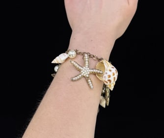 Hawaiian Pearl and Sea Shell Bracelet