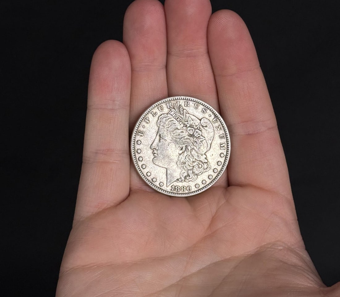 1880 P Morgan Silver Dollar (1 of 3)