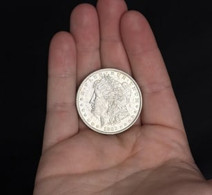 1882 O Morgan Silver Dollar