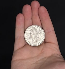 1881 O Morgan Silver Dollar