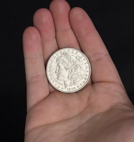 1884 O Morgan Silver Dollar