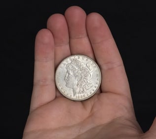 1886 P Morgan Silver Dollar