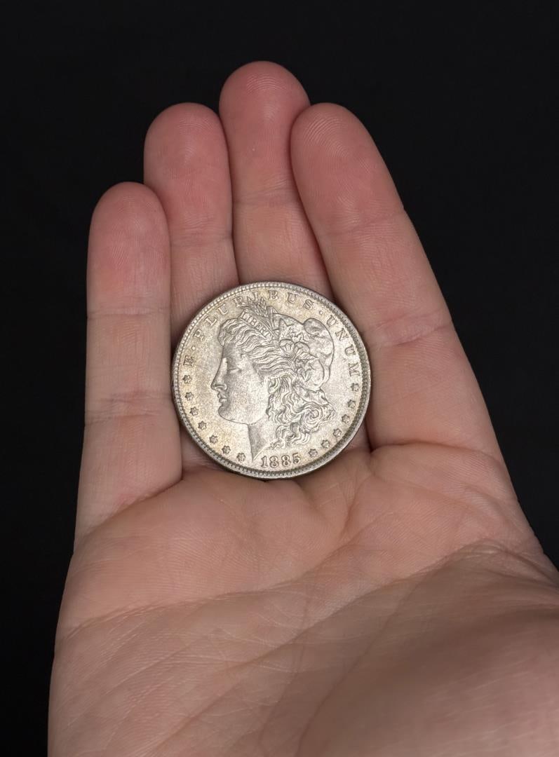 1885 P Morgan Silver Dollar (1 of 3)