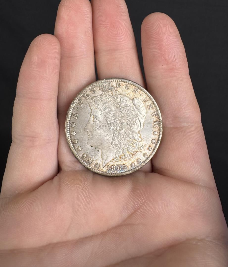 1885 O Morgan Silver Dollar: Nice coin.