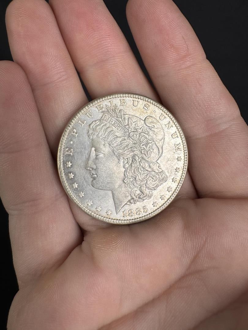 1885 P Morgan Silver Dollar (1 of 3)