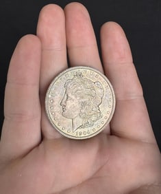 1904 O Morgan Silver Dollar