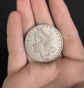 1881 O Morgan Silver Dollar