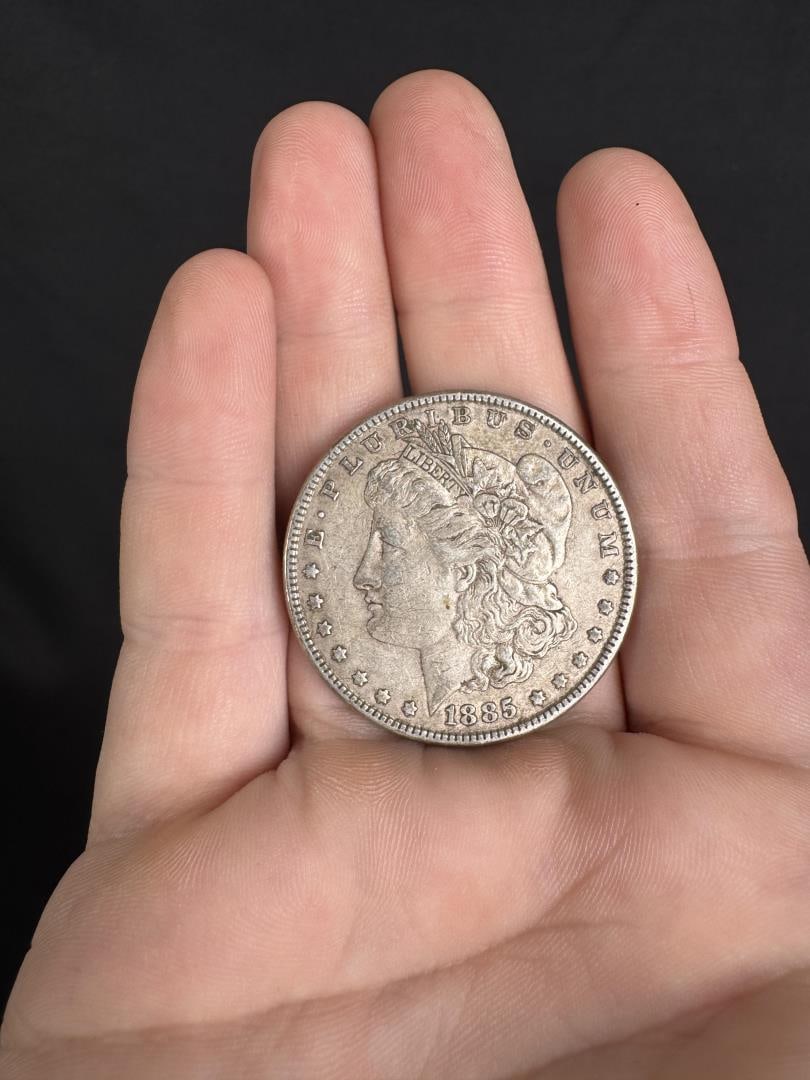 1885 P Morgan Silver Dollar (1 of 3)