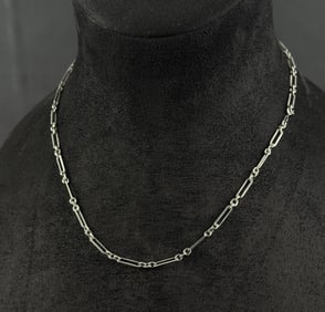 Navajo Sterling Silver Link Necklace Chain