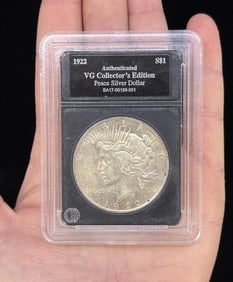1922 P Silver Peace Dollar