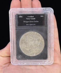 1892 S Morgan Silver Dollar