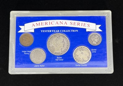 Yesteryear Collection 1900 Coin Silver Type Set
