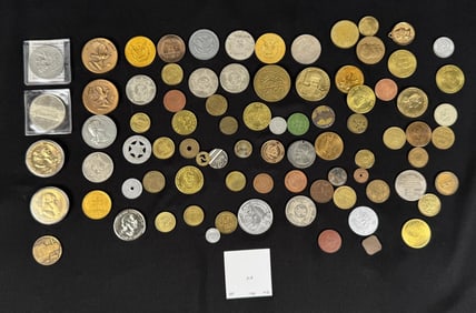 Collection Of Medals And Tokens