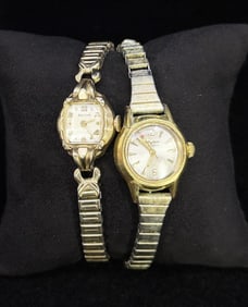 Wyler and Bulova Gold Filled Ladies Watches
