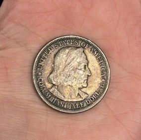 1893 Columbian Exposition Silver Half Dollar