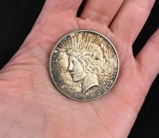 1923 S Silver Peace Dollar