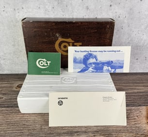 Factory Colt 1911 Gold National Match Pistol Box