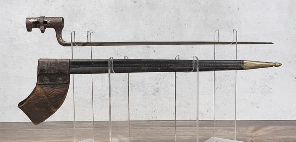Civil War M1855 Socket Bayonet & Scabbard