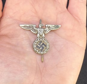 WW2 German SA SS Kepi Cap Eagle Hat Badge