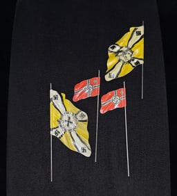 Lineol Elastolin WW2 German Toy Soldier Flags