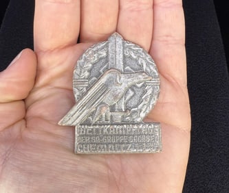 WW2 German SA Gruppe Sachsen Chemnitz Pin