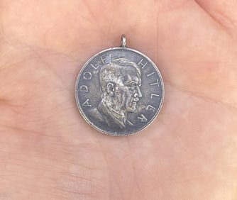1936 German Adolf Hitler Silver Medal