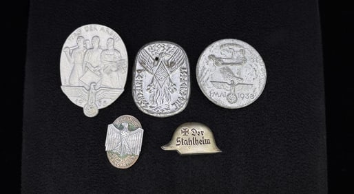 Collection of WW2 German Medals Tinnies